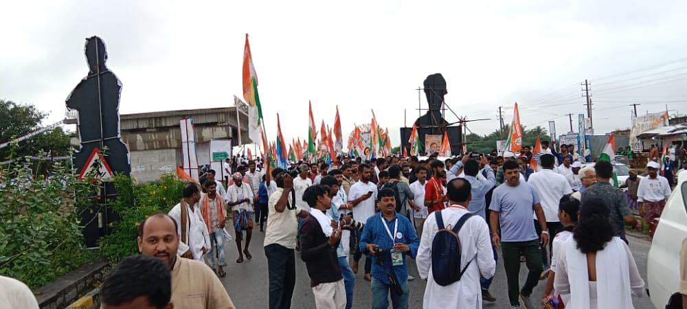 ಚಿತ್ರದುರ್ಗ ಜಿಲ್ಲೆಯಲ್ಲಿ ಭಾರತ್ ಜೋಡೊ ಯಾತ್ರೆ ಆರಂಭವಾಗಿದೆ. 