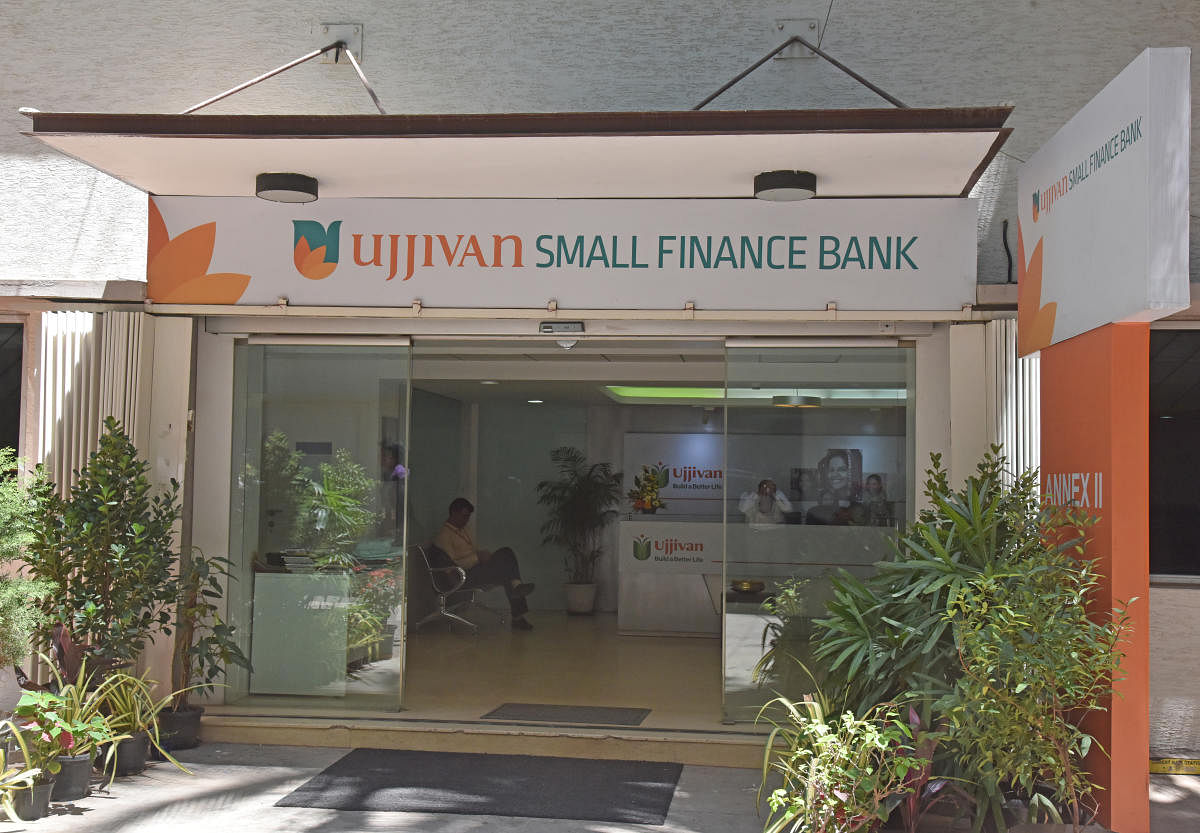 Ujjivan Bank in Bengaluru. Photo by S K Dinesh